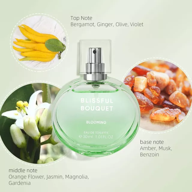 MINISO Blissful Bouquet Blooming Eau De Toilette Luxury Perfume for Women 30 ML 2