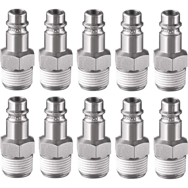 NPT 3/8 Connettore Pneumatico Spina Hi-Flow Utensili Idraulici