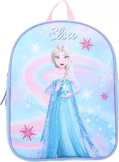 Disney la Reine des Neiges Rose Et Bleu Petit Sac à Dos Mettant en Vedette Elsa 2