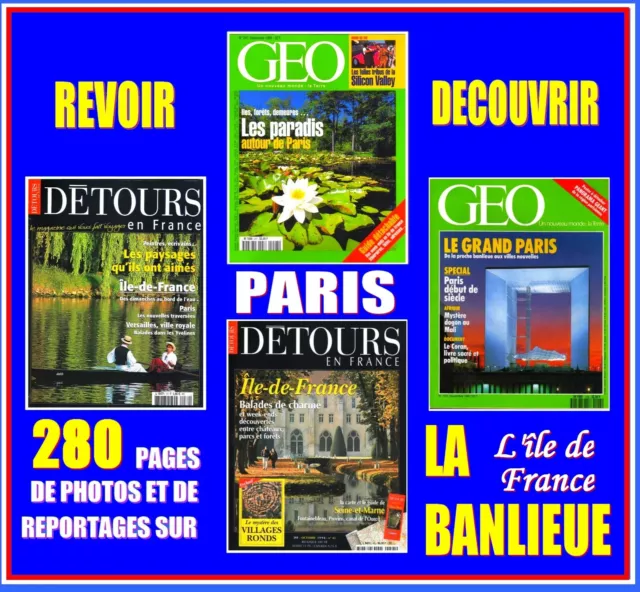 L'ÎLE DE FRANCE - géo - BANLIEUE PARISIENNE / prixportcompris