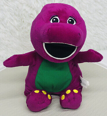stuffed purple dinosaur