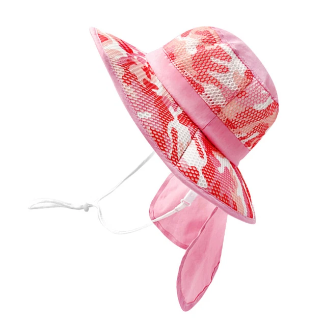 Kids Protective Cap Children's Sun Visor Bucket Hat Fishing Hat Fisherman's Hat