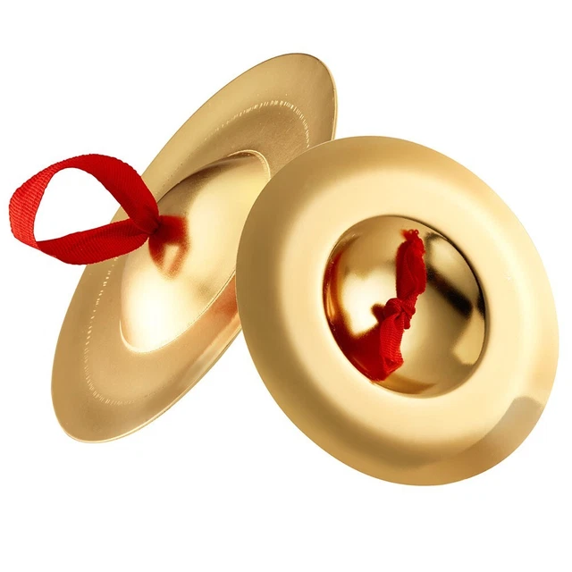 Set Di 10 Piattini In Rame Per Danza Del Ventre - 5.5 Cm, Strumenti Musicali A Percussione Per Bambini - Foto 12