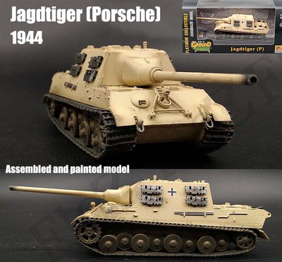 WWII German Jagdtiger Porsche Hunting Tiger tank 1/72 no diecast Easy model
