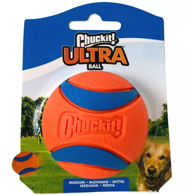 Chuckit Ultra Ball Medium 6 cm 1er Pack Apportier Ball Hunde Spielzeug