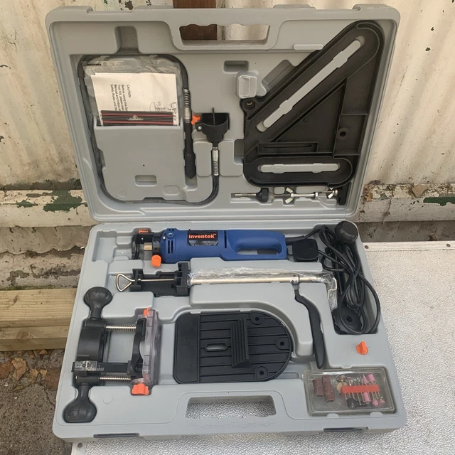 INVENTEK SPIRAL SAW Kit - Hard Plastic Outer Carry Case - VGC £29.99 ...