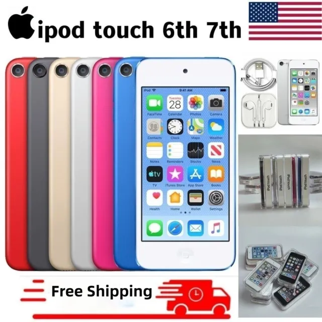 New Apple iPod Touch 5th 6th 7th Generation 16/32/64/128/256GB MP4 -(Sealed)