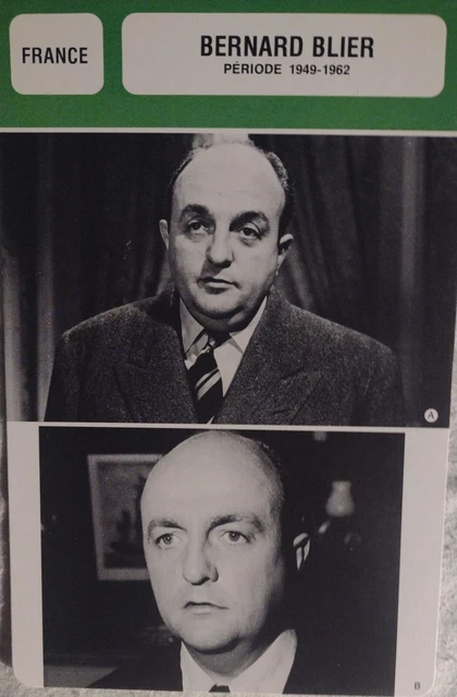 Fiche Cinéma - Acteurs - BERNARD BLIER (1949-62