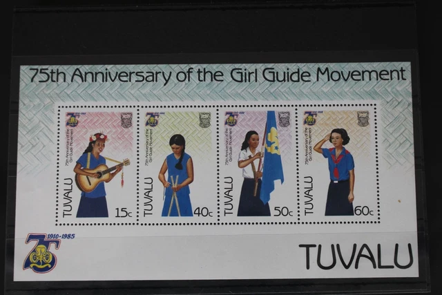 Tuvalu Block 13 mit 322-325 postfrisch Pfadfinder #WT335