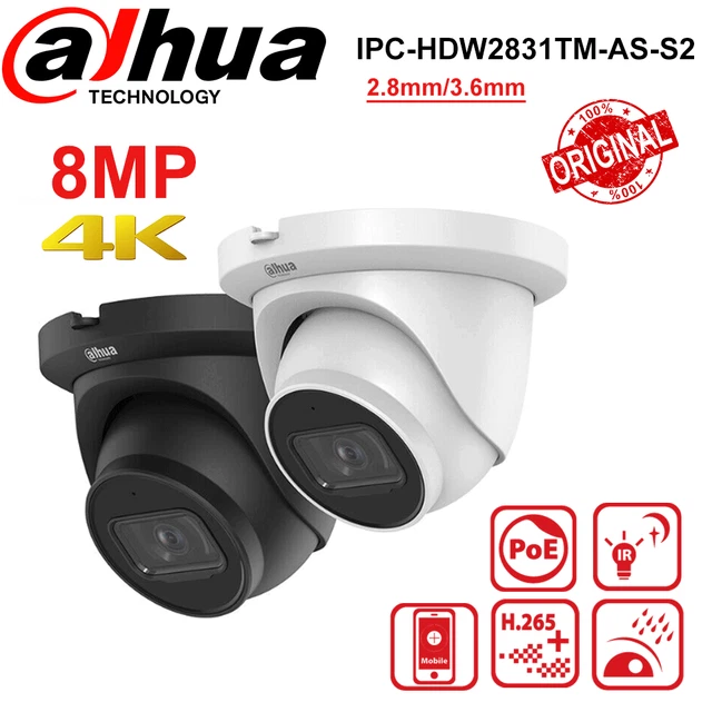 DAHUA 4K 8MP wizsense Starlight IP Camera IPC-HDBW2841E-S POE Night mic
