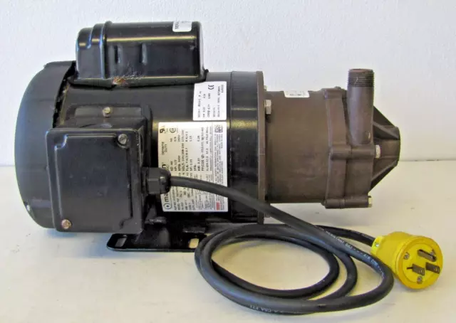 March 1/2hp Magnetic Drive Centrifugal Chemical Pump TE-6T-MD 115V