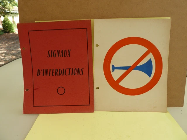 ANCIENNE FICHE SCOLAIRE Du Code De La Route EUR 3,00 - PicClick FR