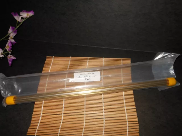 10pc EDM Performance Accessories MULTI CHANNEL BRASS TUBE 4.2mm  .165" X 16"