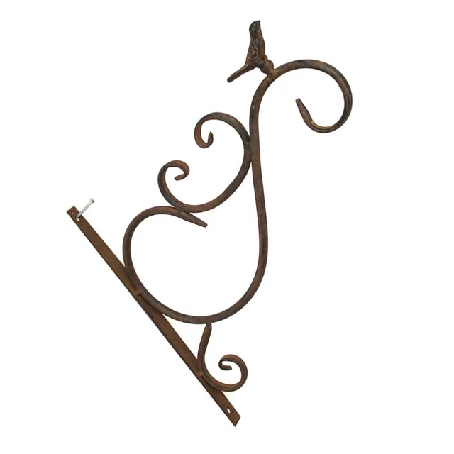 Iplusmile Décoration Murale Fer Oiseau Métal Bleu Foncé