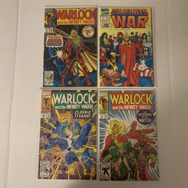 The Infinity War Warlock Marvel Comic Book Lot