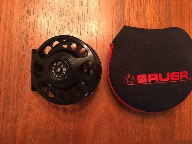 bauer rogue 4 fly reel BAUER ROGUE 4 Fly Reel - Gloss Black- Made In USA! High Quality Nice!  7-8wt! $400.00