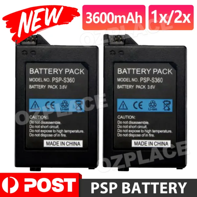 New Rechargeable Battery for PSP 2000 and 3000 Sony PlayStation Portable 3600mAh