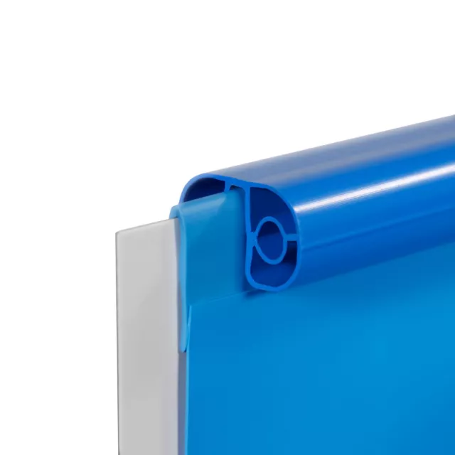 Standard Handlauf blau achtform 320 x 525 cm Schwimmbecken Pool Stahlwandbecken 3