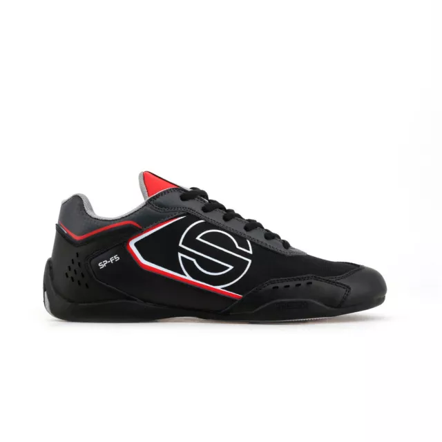 SPARCO SP-F5 black red Motor Sports Racing Driving Trainers Sneakers Shoes