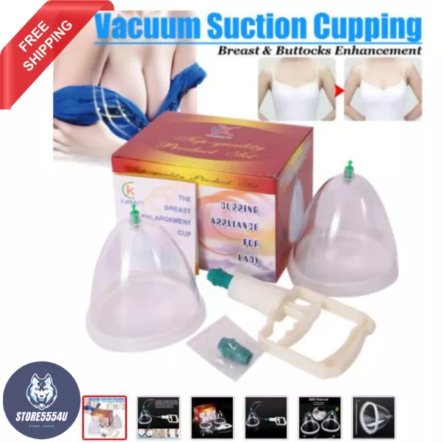 Buttocks Enhancement Pump Breast Lifting Vacuum Cupping Suction Therapy Device E