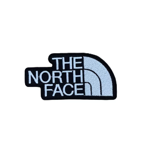 Patch Toppa Logo The North Face 9x5 cm Ricamata Termoadesiva o da Cucire
