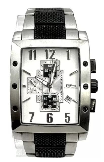 Daniel Steiger Valiant Chronograph Men's Wristwatch Stainless Steel & Black Mesh