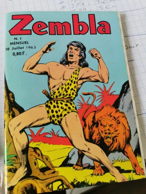 BD Zembla n°1 mensuel juillet 1963 très bon état