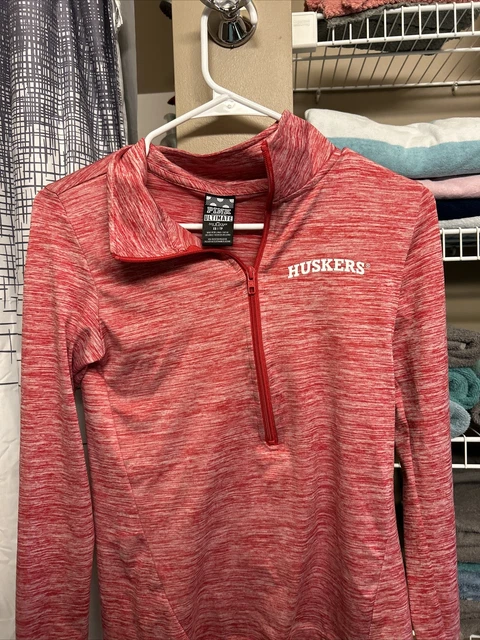 Nebraska husker Xs Victoria Secret Pink Half Zip