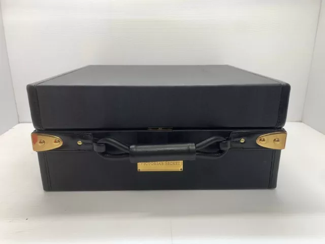 VINTAGE VICTORIA’S SECRET Store Display Trunk Luggage Prop Black Opens ...