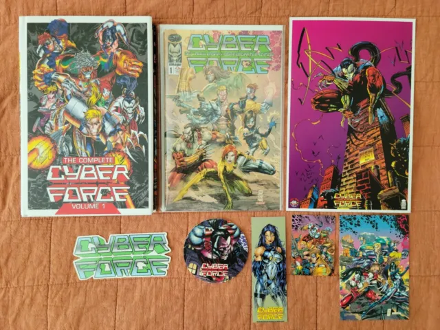 Cyberforce Complete Collection Vol. 1 Kickstarter Signed Edition w/ Comic + More