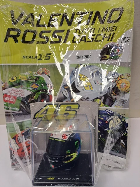 Livre Valentino Rossi 'Tous Mes Casques' Italie 2010 - Édition 72' Sortie