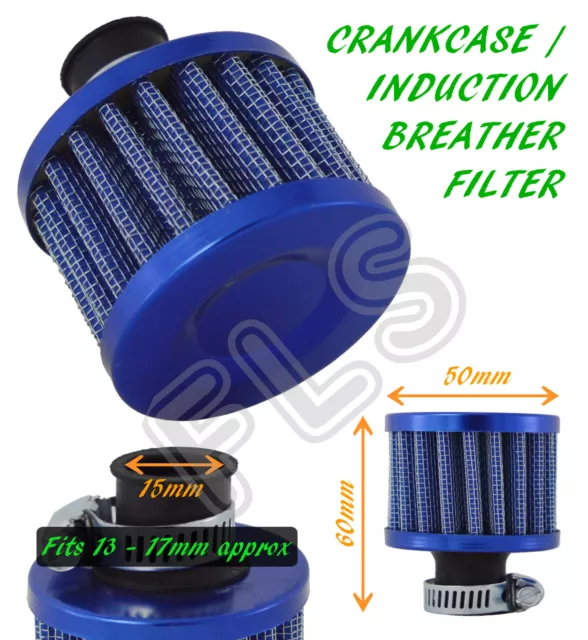 Oil Mini Breather Air Filter - Fuel Crankcase Engine Car - Blue – Vw 1