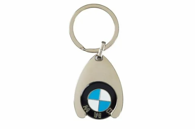 Eleganter BMW Schlüsselanhänger Einkaufswagenchip Ideales Geschenkidee Keyring