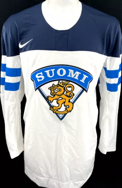 NWT Nike IIHF Team Finland SUOMI Hockey Jersey LARGE