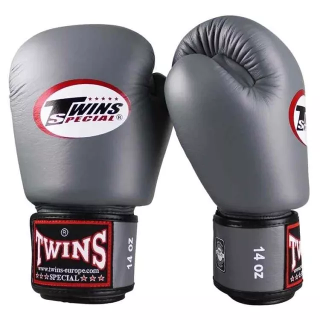 TWINS BOXING GLOVES - GREY 10oz