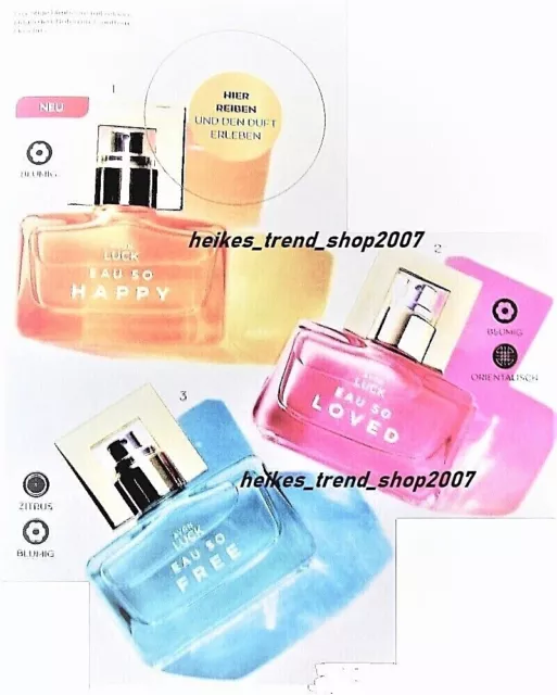 Avon LUCK EDP Spray  Eau so Happy, Loved, Free  30 ml  zur Wahl