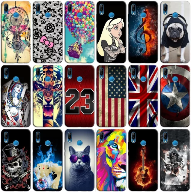 Custodia Cover Case Morbida In Tpu Silicone Per Huawei P20 Lite Fantasie Cd