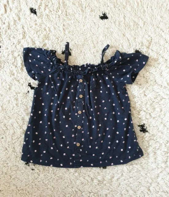 Next girls pretty ditsy floral summer top | 6 years