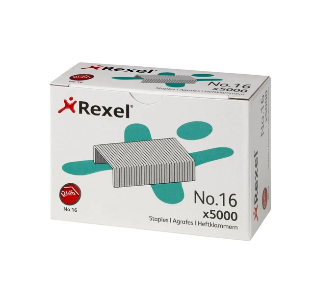 Rexel No 16 6Mm Staples Pack 5000 06010