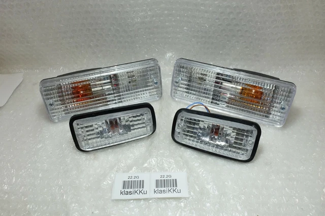 Clignotants Avant Pour Suzuki SJ413/SJ410/Samurai/Jimny/Sierra - Ensemble Neuf, Halogène, Couleur Chrome - Fabriqué En Inde