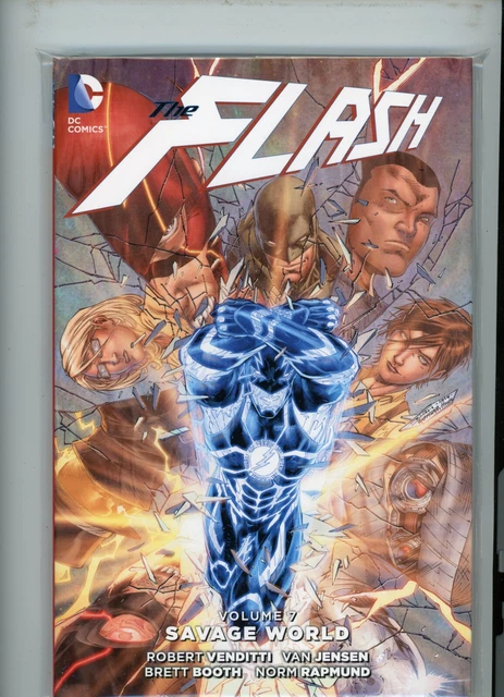 The Flash Vol 7 Savage World Nm 9.6 Hardcover Astounding Cover Venditti Booth Wo