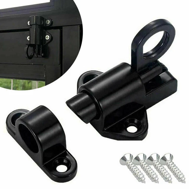 SELF CLOSING LATCH Bolt Automatic Spring Loaded Door Gate Security Lock