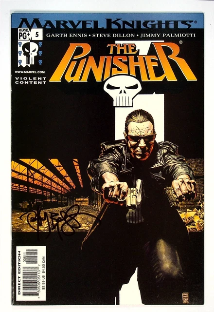 Punisher #5 Vol 4 Signed by Tim Bradstreet Marvel Comics 2001