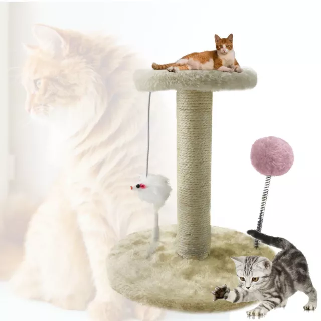 Kitten Cat Tree Tower Condo Scratching Post Pad Play Toy Pet Furniture Climbing