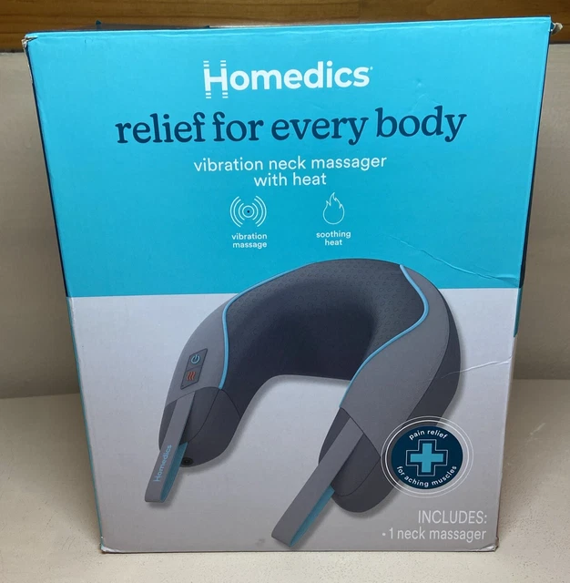 HOMEDICS SQUSH THERAPY Massaging Neck Pillow & Manual 