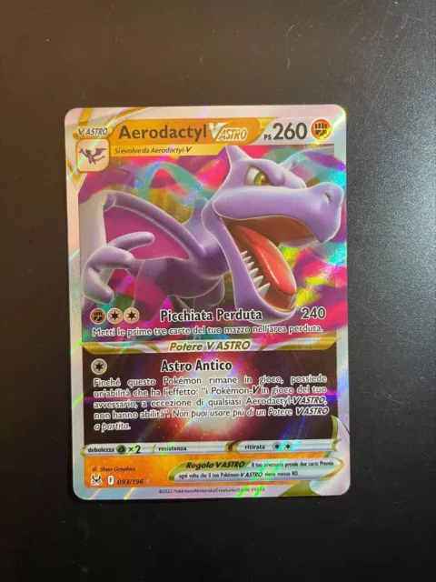 199-196 Aerodactyl V Astro Rara Segreta (IT) - MINT