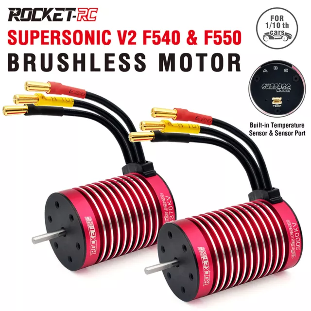 Rocket-RC F540 F550 Brushless Motor 3000KV 3930KV 4500KV für 1/10 RC Car Tamiya