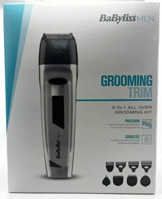 BaByliss Herren Pflegeborte - 8 IN 1 ALL OVER PFLEGE KIT