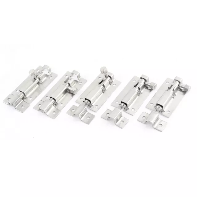 5 x inoxidable acier loquet lames bloquer porte fenêtre baril boulon Matériel 2"