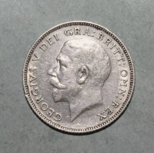 S3 - Great Britain 6 Pence 1924 Extremely Fine Silver Coin - King George V